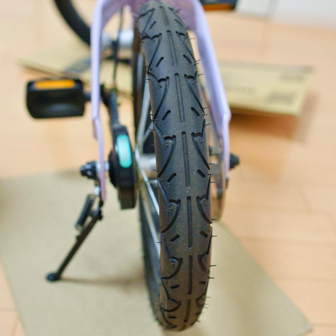 【室内保管】自転車デビューに最適！へんしんバイクX14（14インチ）パープル 紫