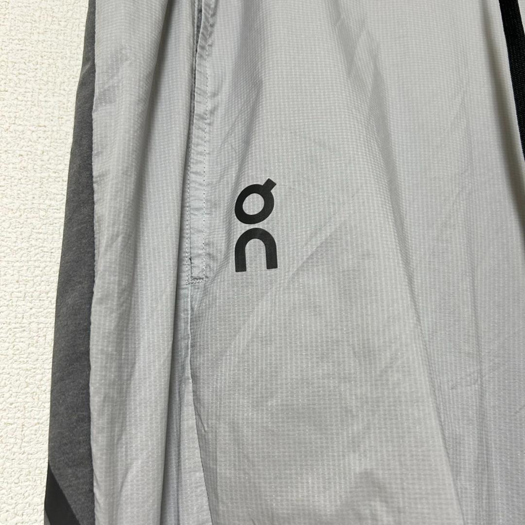 On オン Running Pants サイズL レイヤード グレー 美品