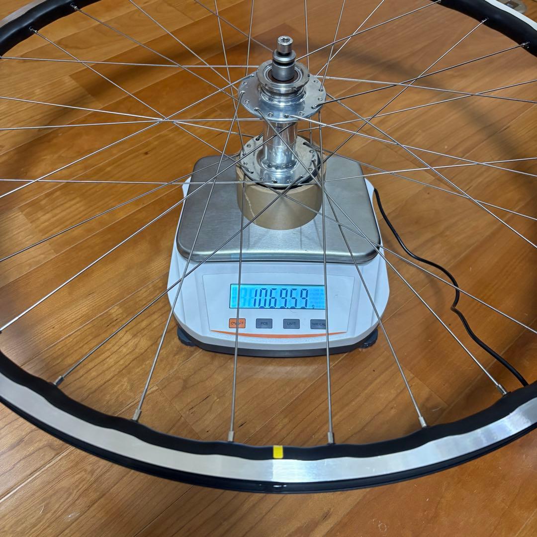 ピストホイール　philwood × mavic wheel set