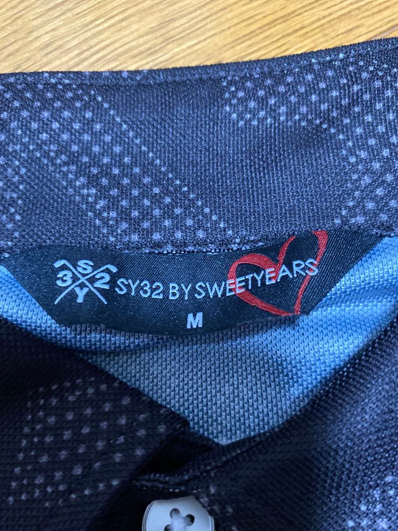 SY32 BY SWEET YEARS ポロシャツ ダークブルー