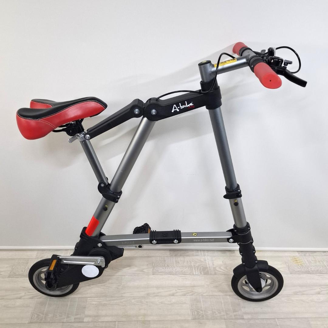美品★A-bike city 折りたたみ自転車★ノーパンクタイヤ★シリアルあり★
