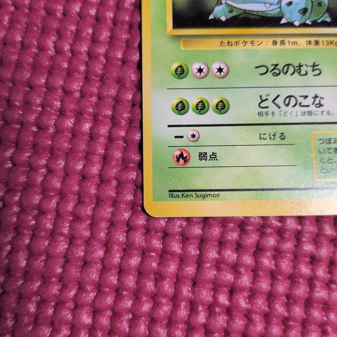 ✩希少✩　旧裏 ポケモンカード フシギソウ 枠ズレ エラーカード