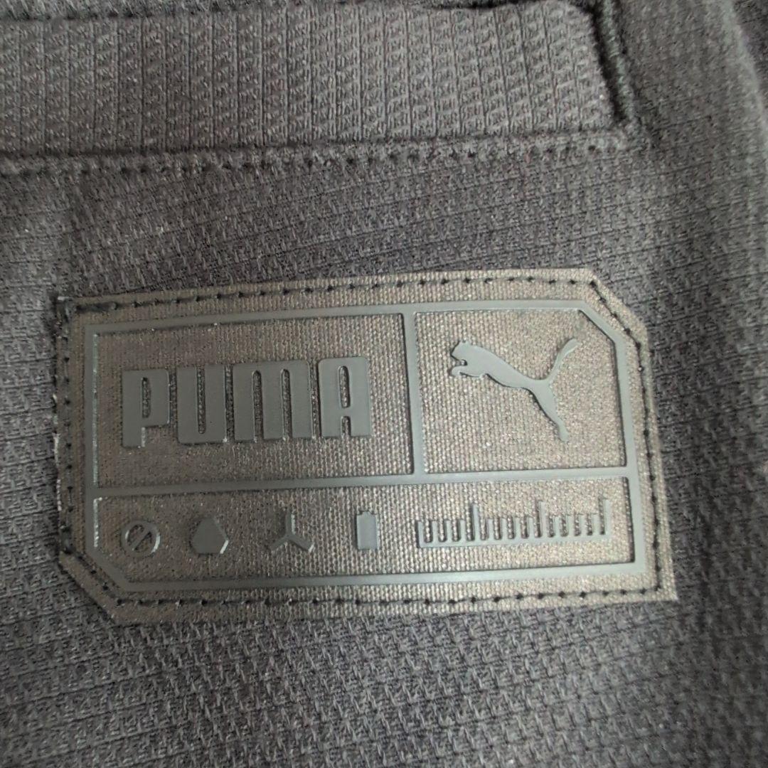 ２日間だけ千円引き！PUMA 美品ブラック ストレートパンツ サイドポケット付き