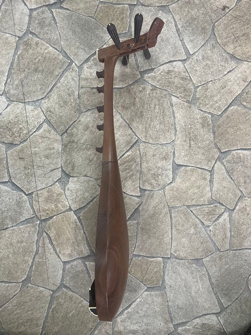琵琶 びわ 和楽器 全長約82cm 4弦 木製 インテリア・練習用