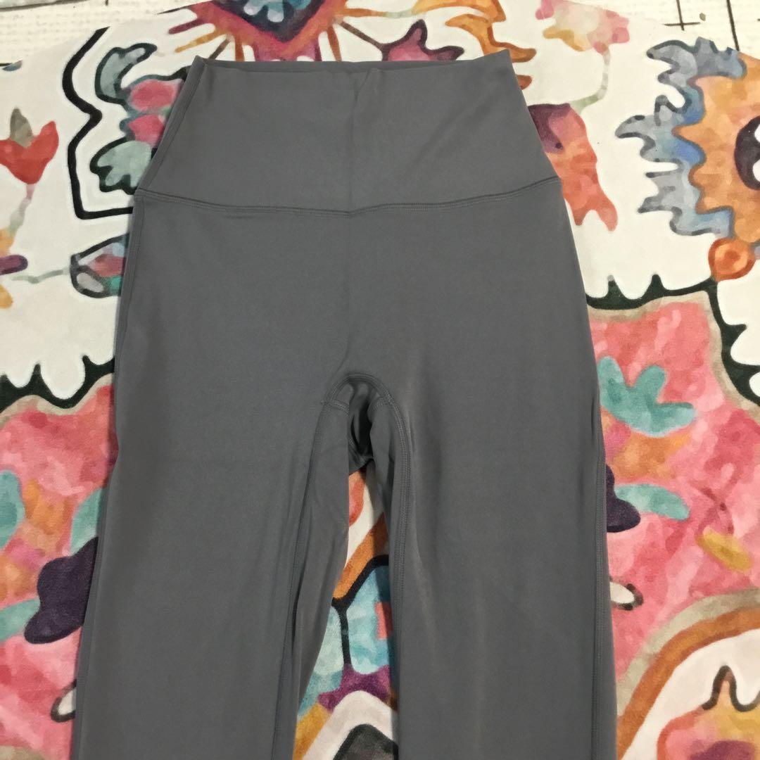 LULULEMON☆ サイズ6 グレー ハイウエスト ヨガパンツ
