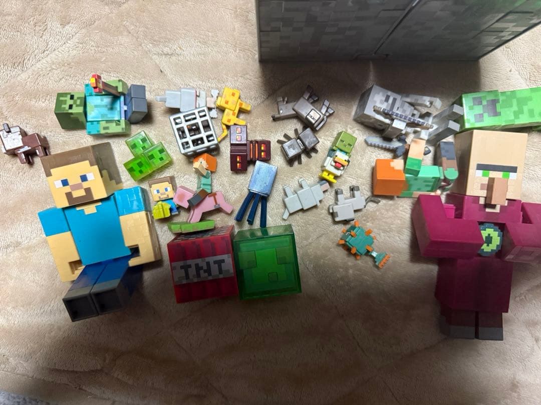 Minecraft フィギュア 収納ボックス セット