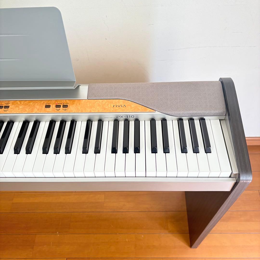 【美品•送料込み】CASIO電子ピアノ Privia PX-110 スタンド付属