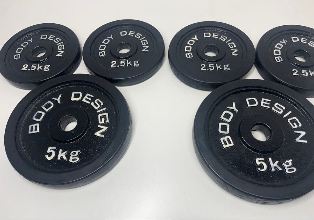 BODY DESIGN ボディデザイン プレート 5kg×2枚 2.5kg×4枚