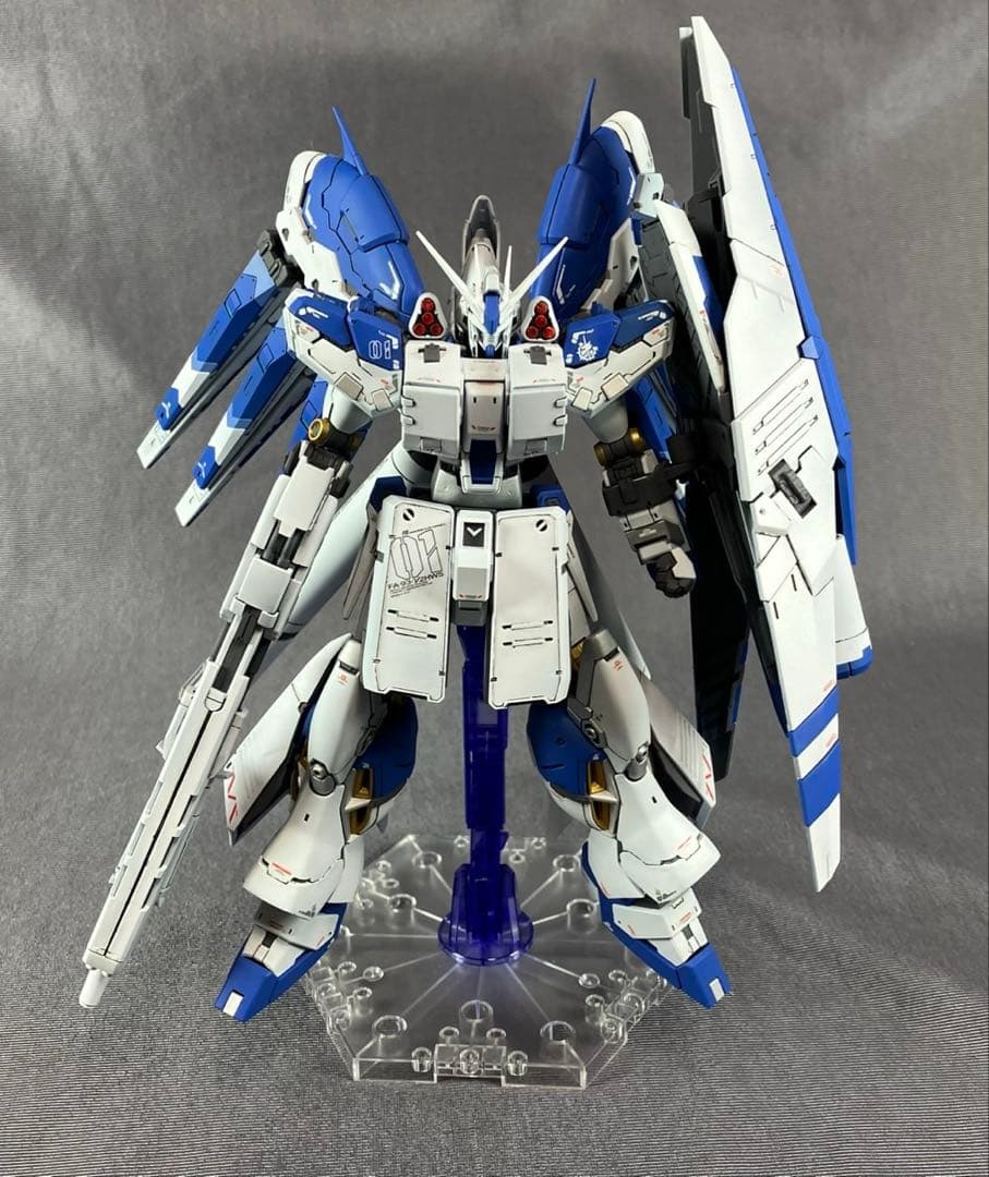 1/144 RGハイニューガンダム 改造(改修)完成品 HWS追加 HGUC