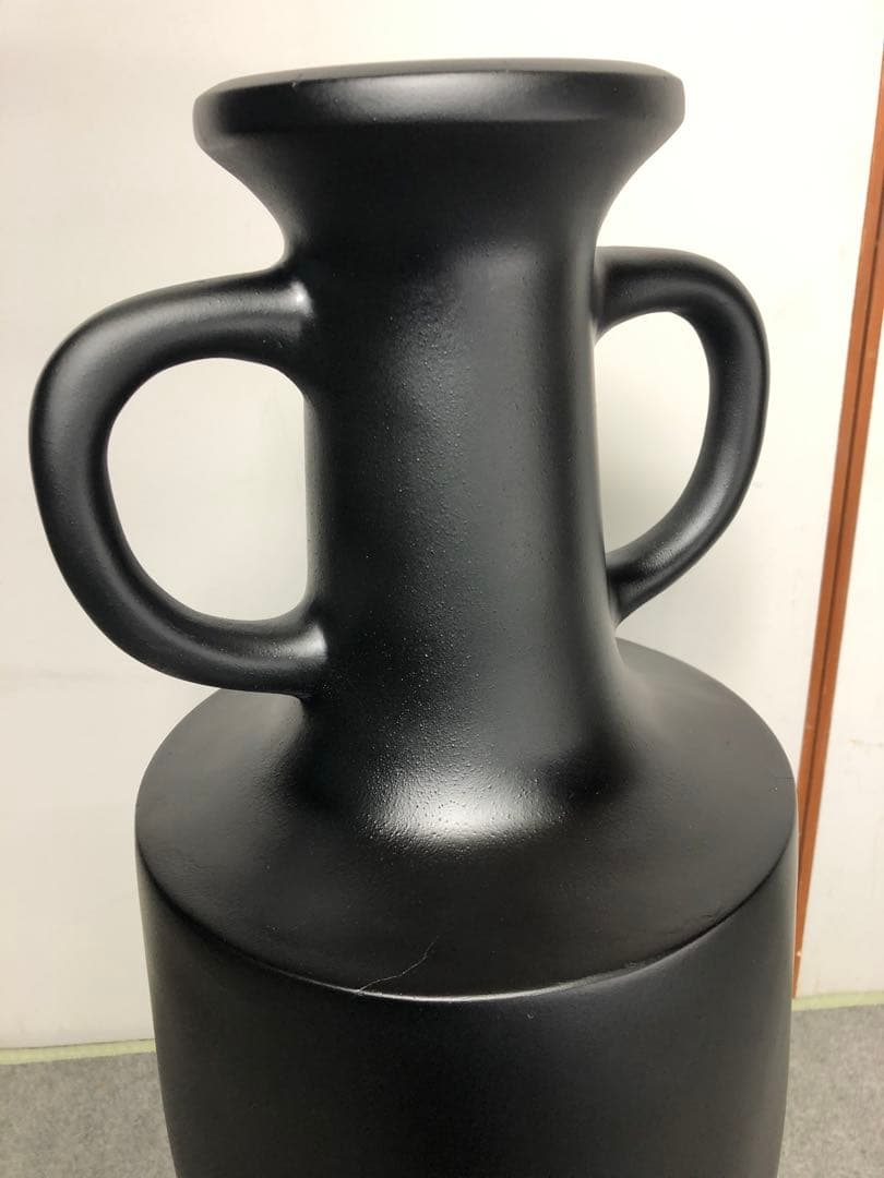 ディスプレイ用壺・マットブラック色