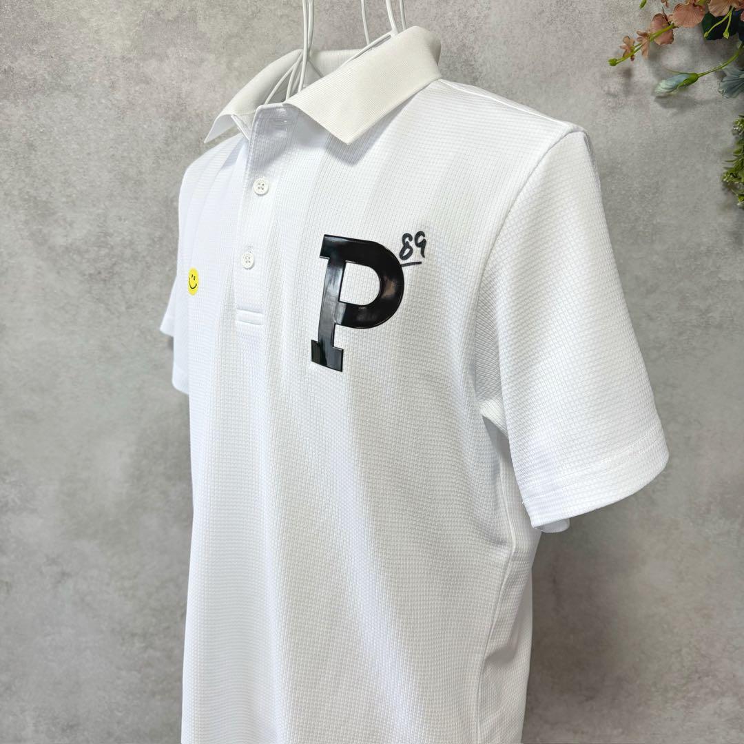 パーリーゲイツ　PEARLY GATES　ワッフルメッシュ 半袖ポロシャツ