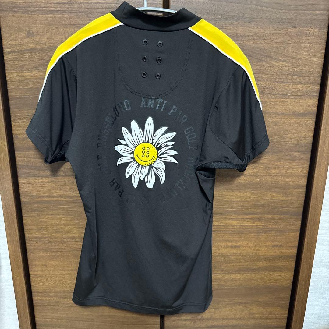 新品値下げ★Russelunoラッセルノ 花刺繍 半袖Tシャツ M 黒