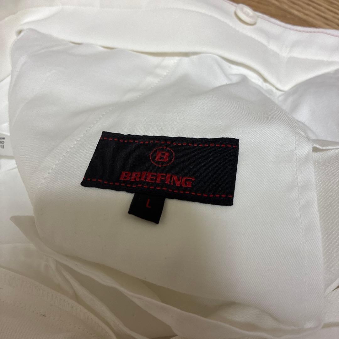 ブリーフィングゴルフ　パンツ　白　Lサイズ