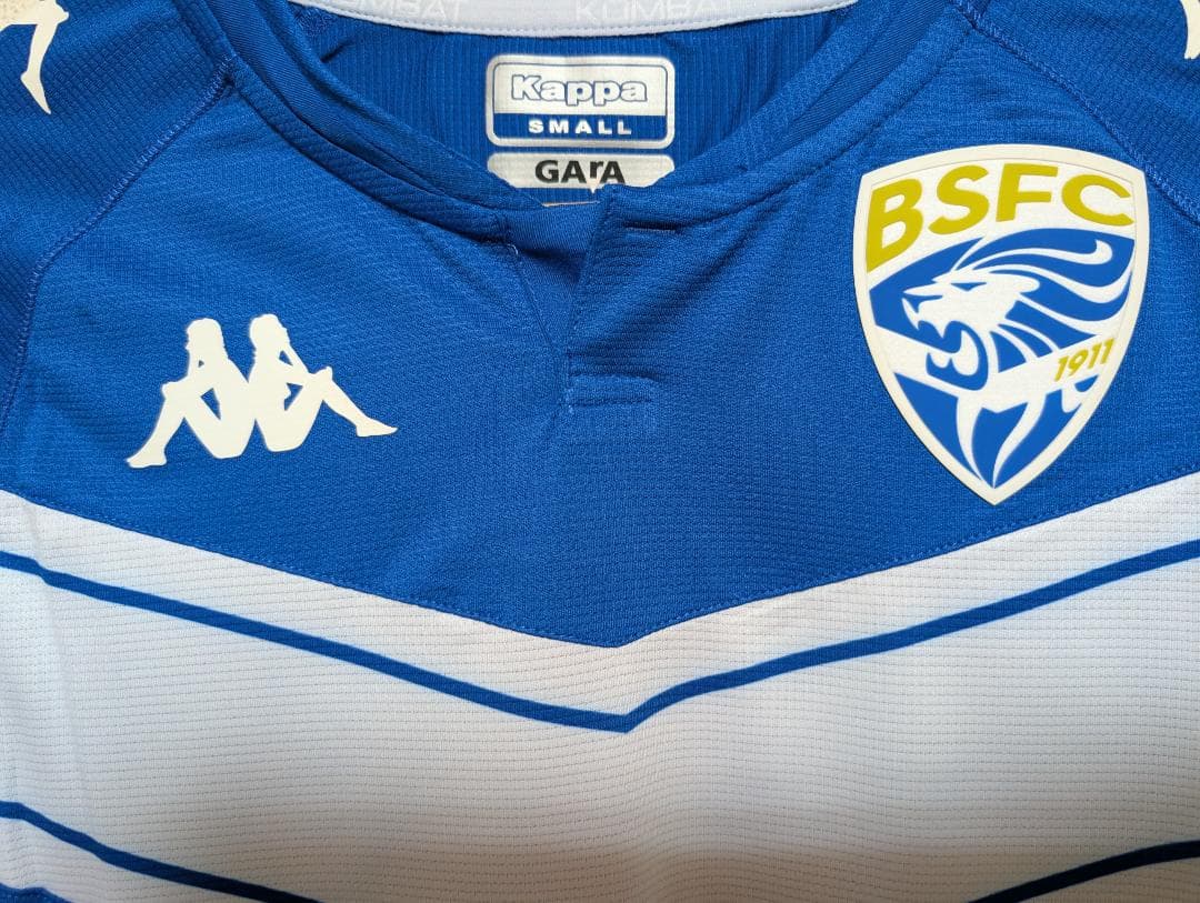新品タグ付 選手支給 Brescia セリエB公式パッチ 日本サイズ M相当