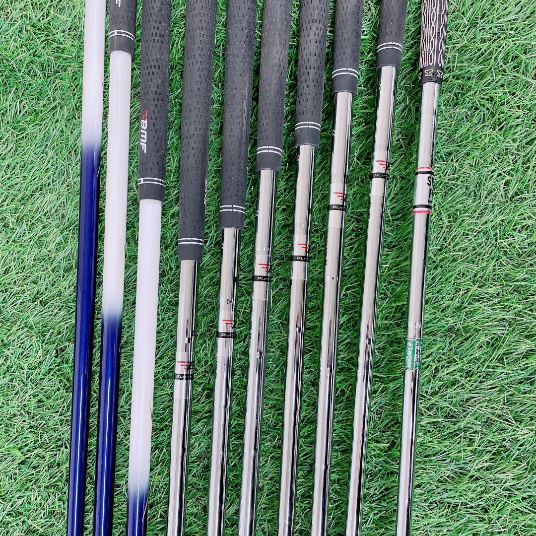 メンズゴルフクラブ フルセット 初心者 BMF Sフレックス 10本　H2879