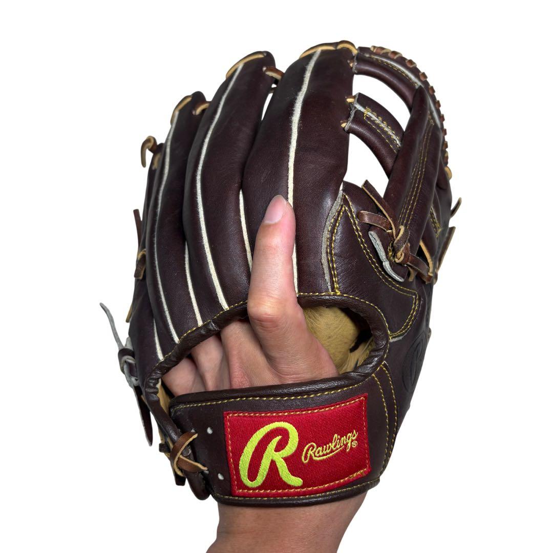 【美品】ローリングス 軟式グローブ 内野手用 即戦力 レザー 良型