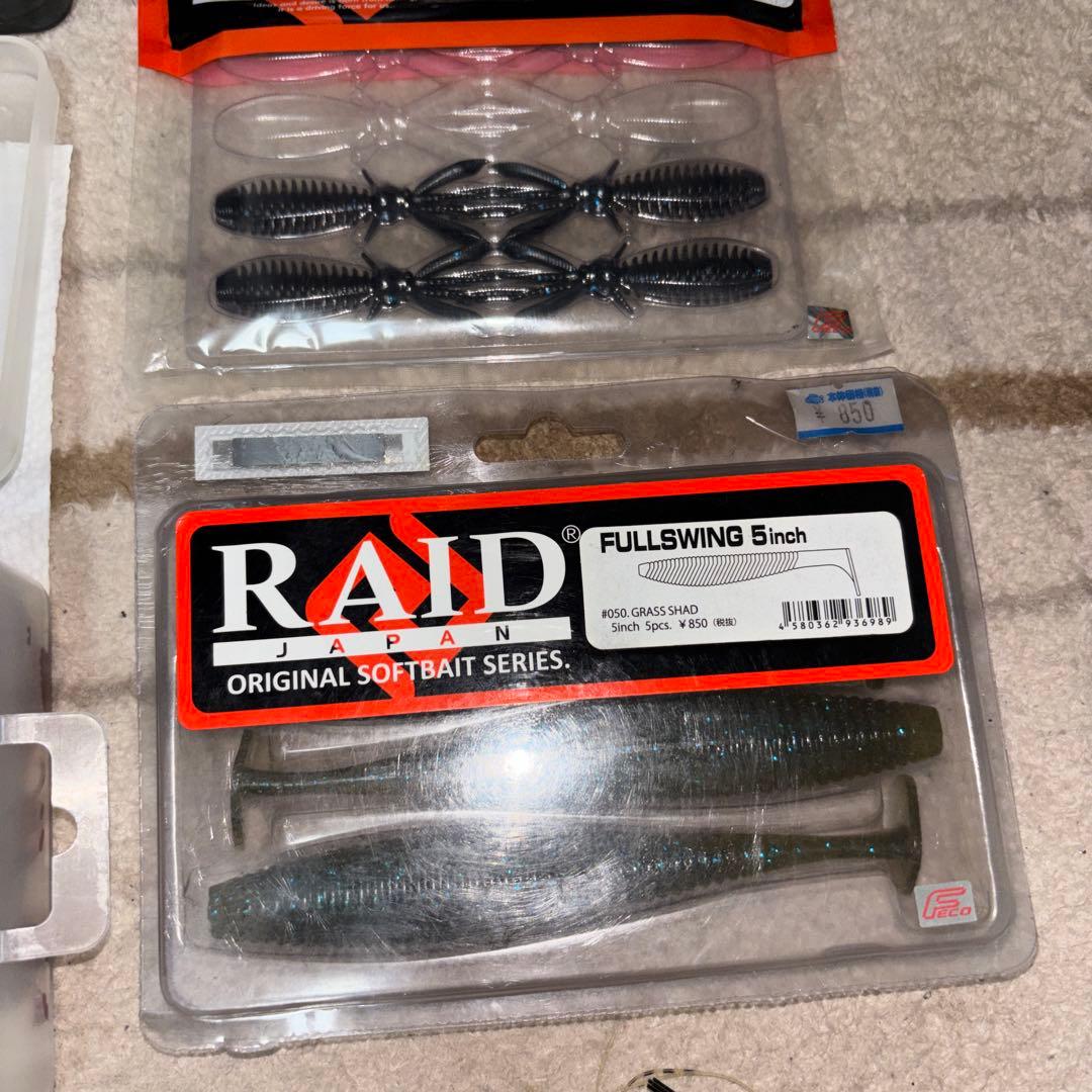 レイドジャパンワーム　RAIDJAPANジグセット　最終値下げ