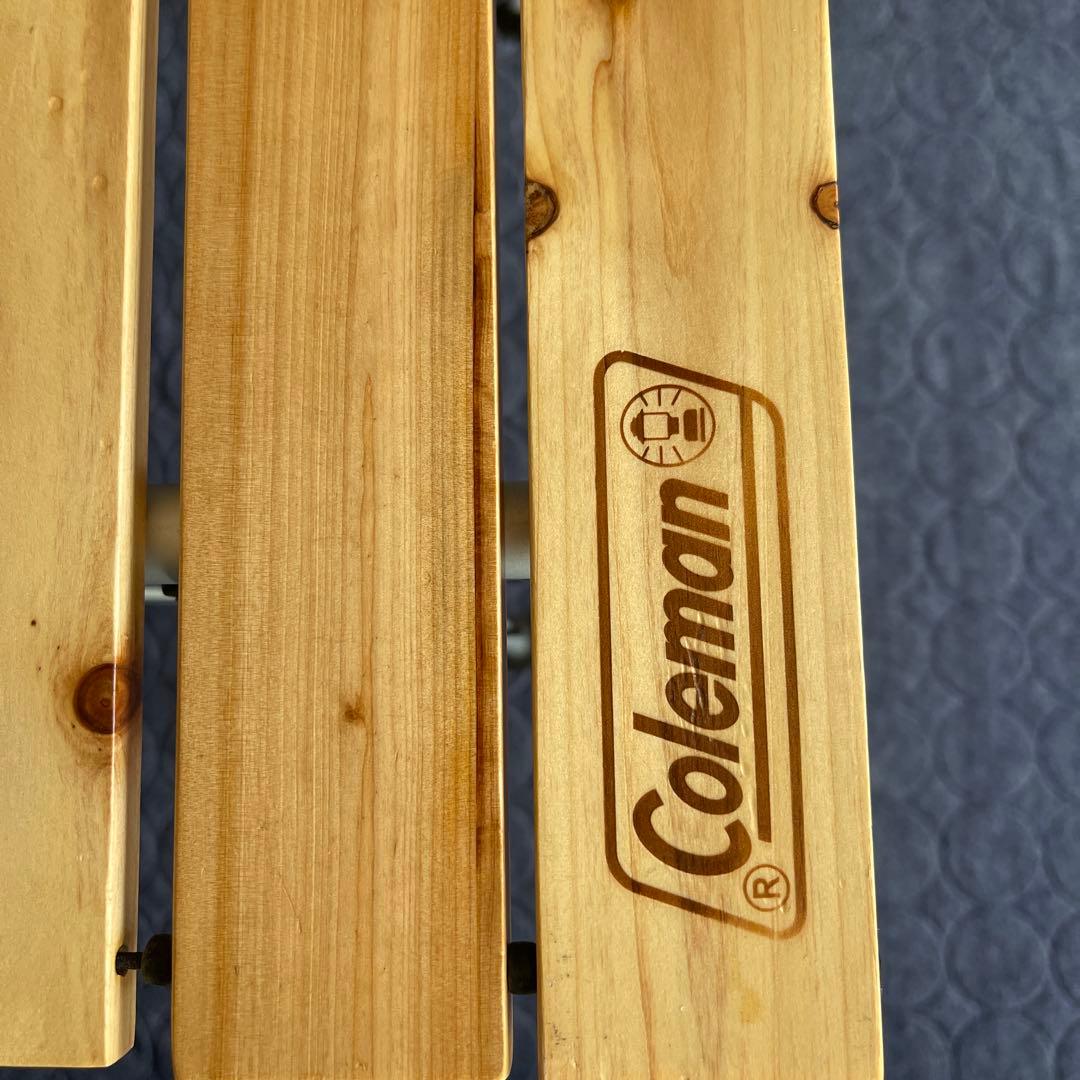 Coleman ナチュラルウッドテーブル125
