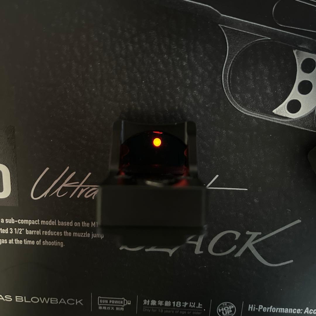 東京マルイ V10 ブラック ガスブローバックガスガン サイト・グリップ付き
