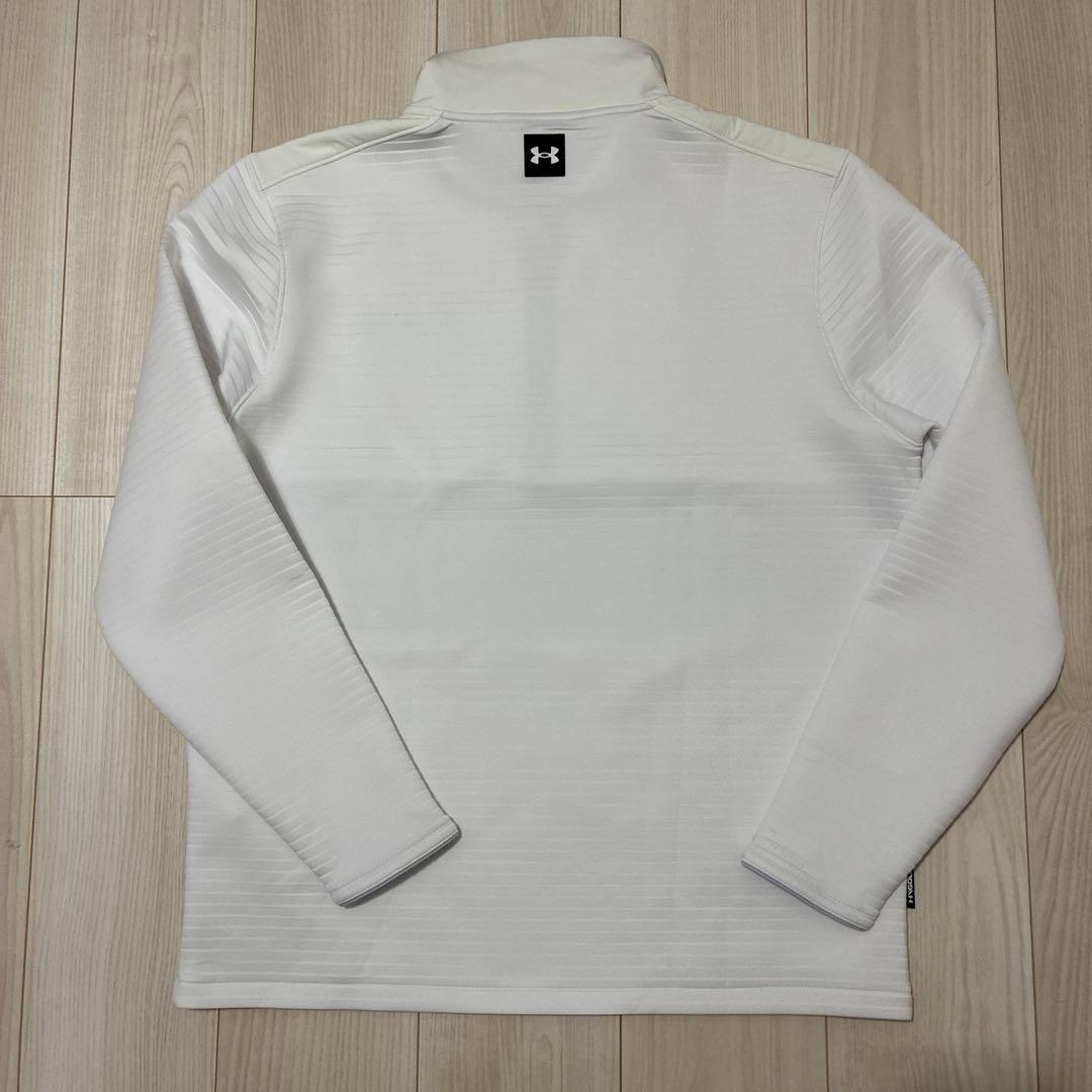 アンダーアーマー　ハーフジップジャンパー　白　XL
