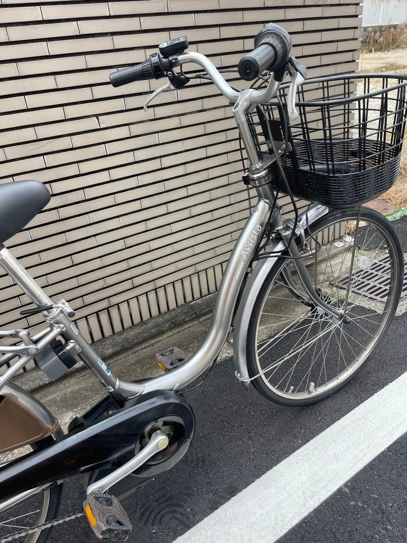 シルバー 電動アシスト自転車 シティタイプ26CBXA32