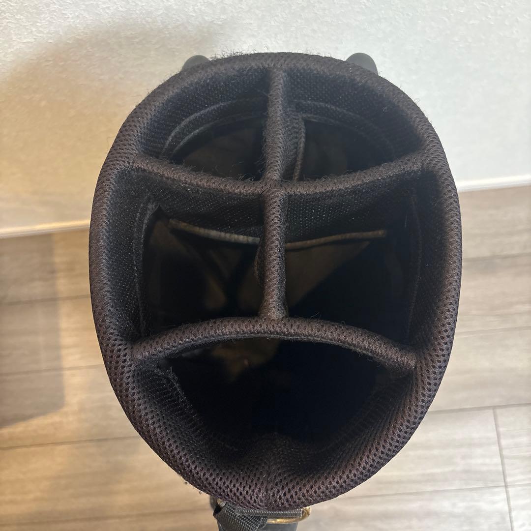 【中古】アドミラル キャディバッグ ネイビー系 ストライプデザイン