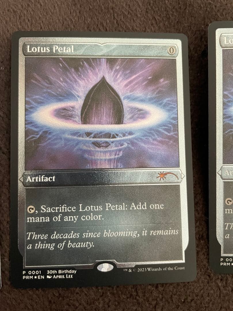 【MTG】水蓮の花びら Foil 3枚