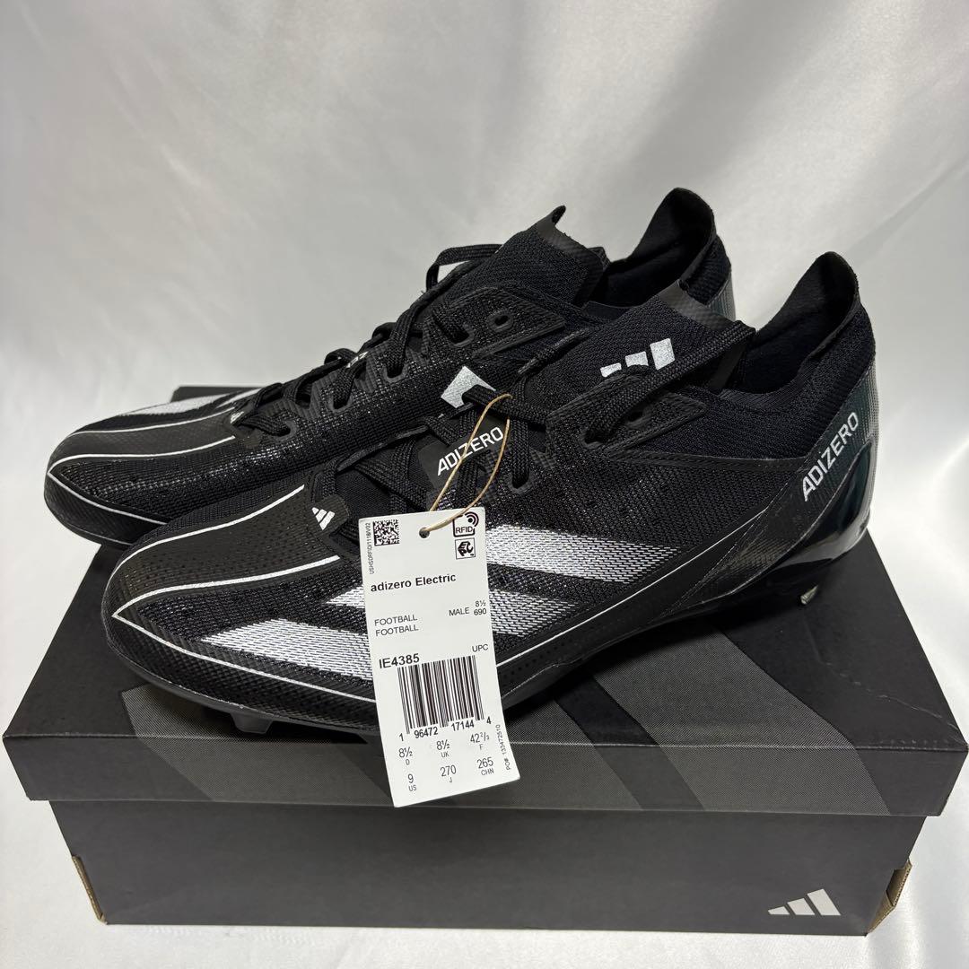 Adizero Electric Cleats BLK/WHT 27.0　S