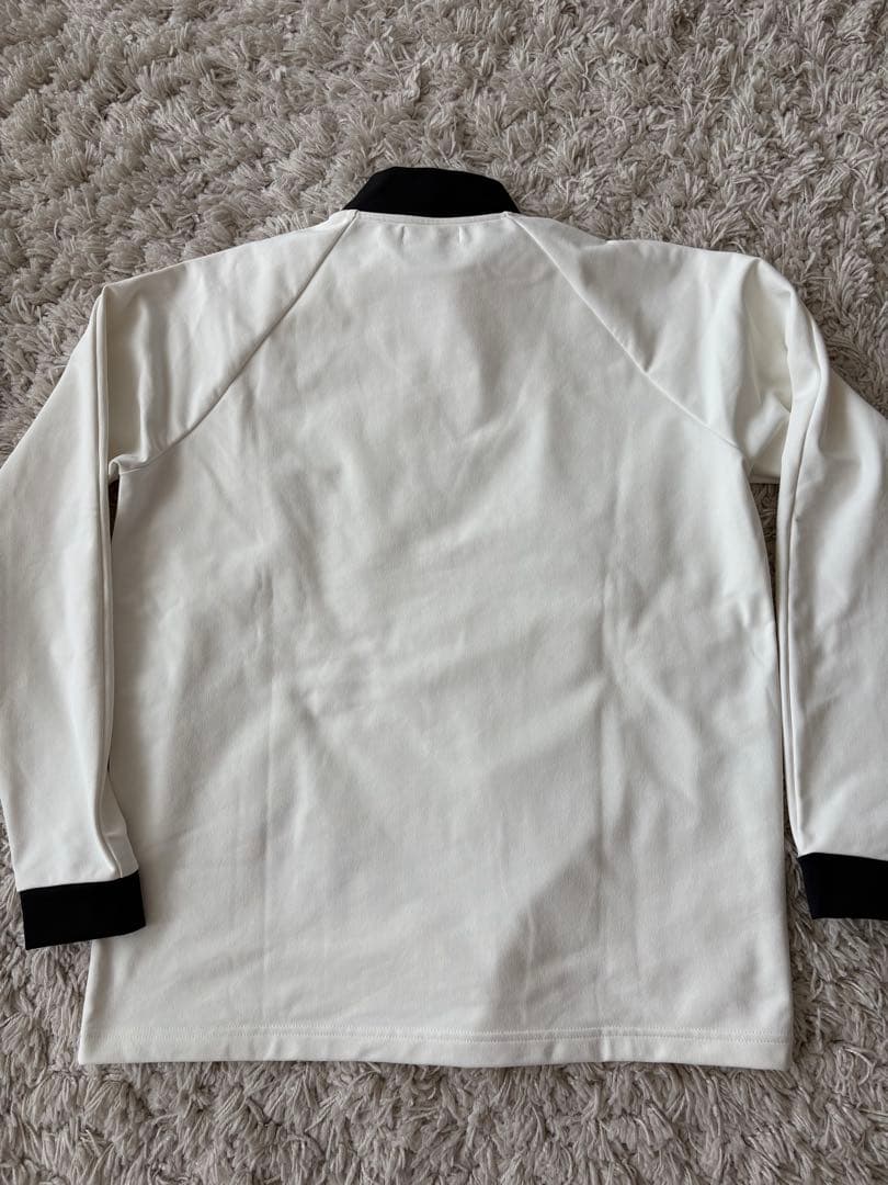8G SHOOT Logo Print Mock Neck サイズM 白黒