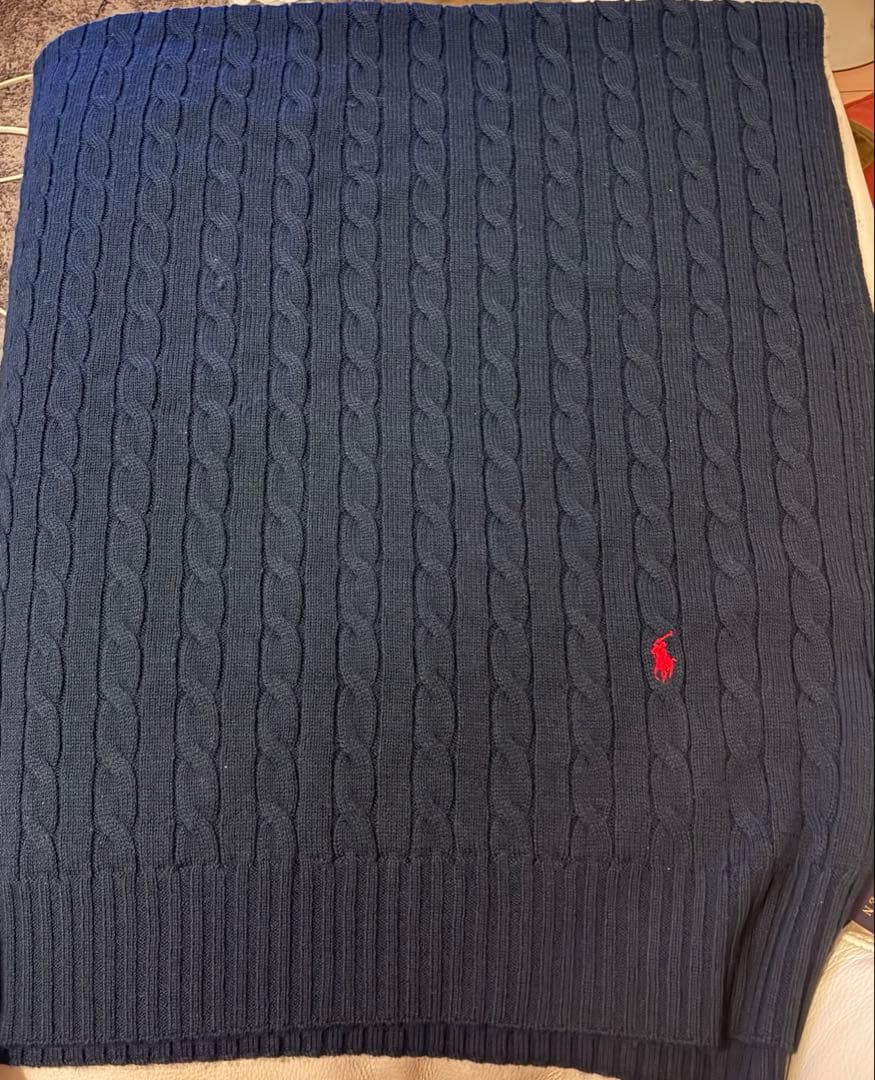 【RALPH LAUREN】ひざ掛け