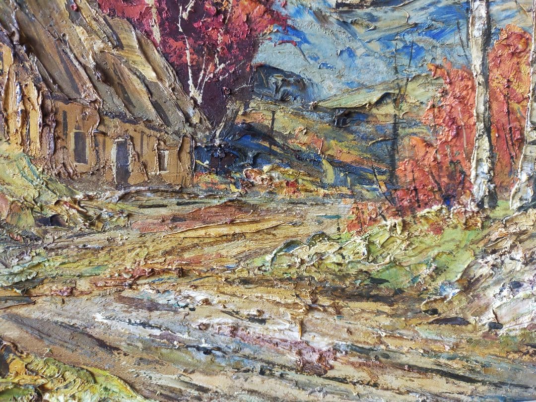 【海外画廊】カナダ  GALLERY 油彩風景画 ヴィンテージ