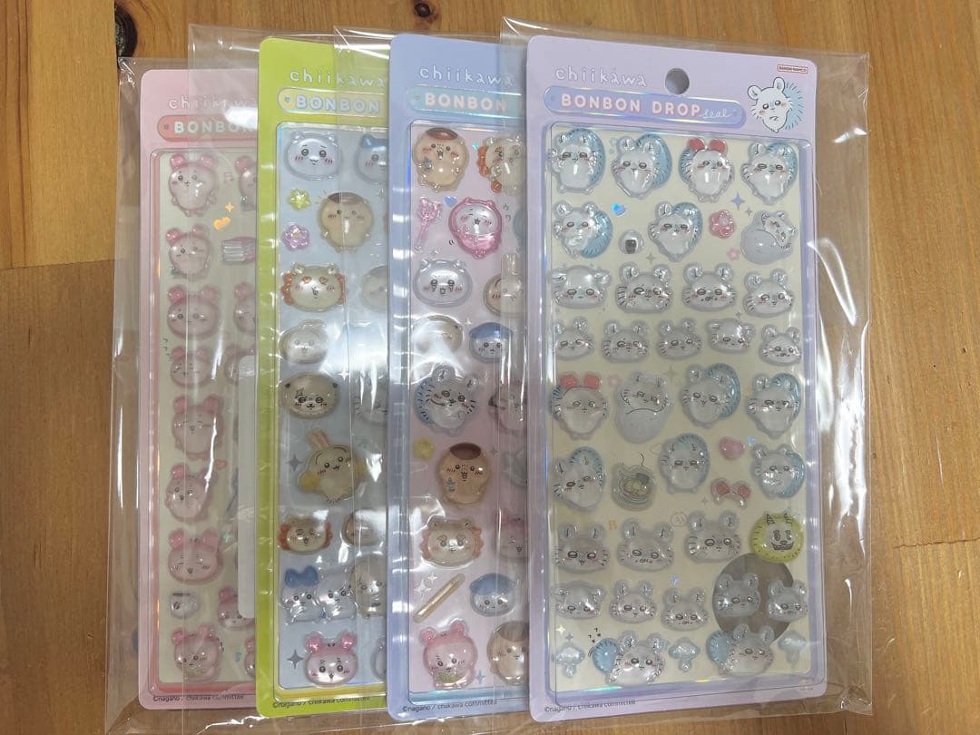 正規品 ボンボンドロップシール ちいかわ 4枚セット 第2弾 新品未開封②