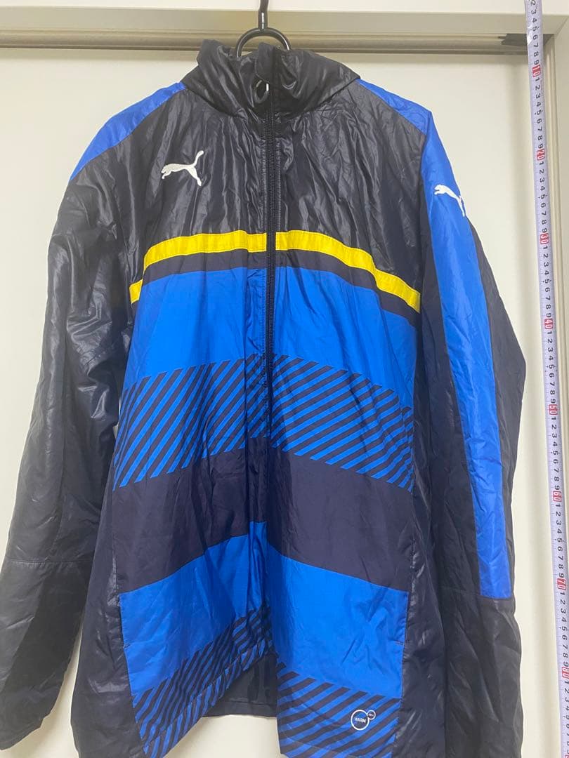 Puma 中綿ウィンドブレーカー 上下セット青・黒・黄