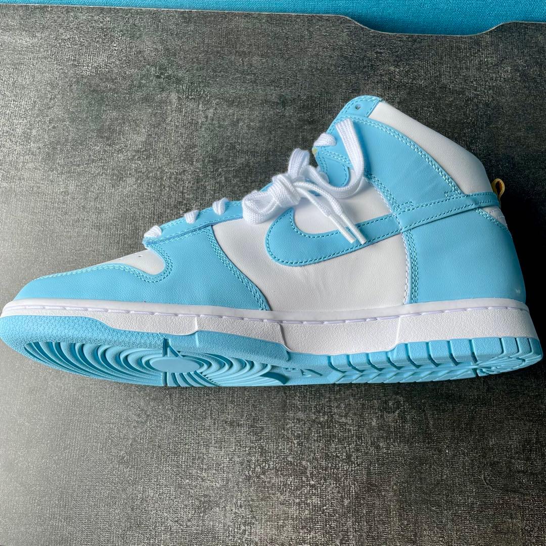 Nike Dunk High ライトブルー/ホワイト
