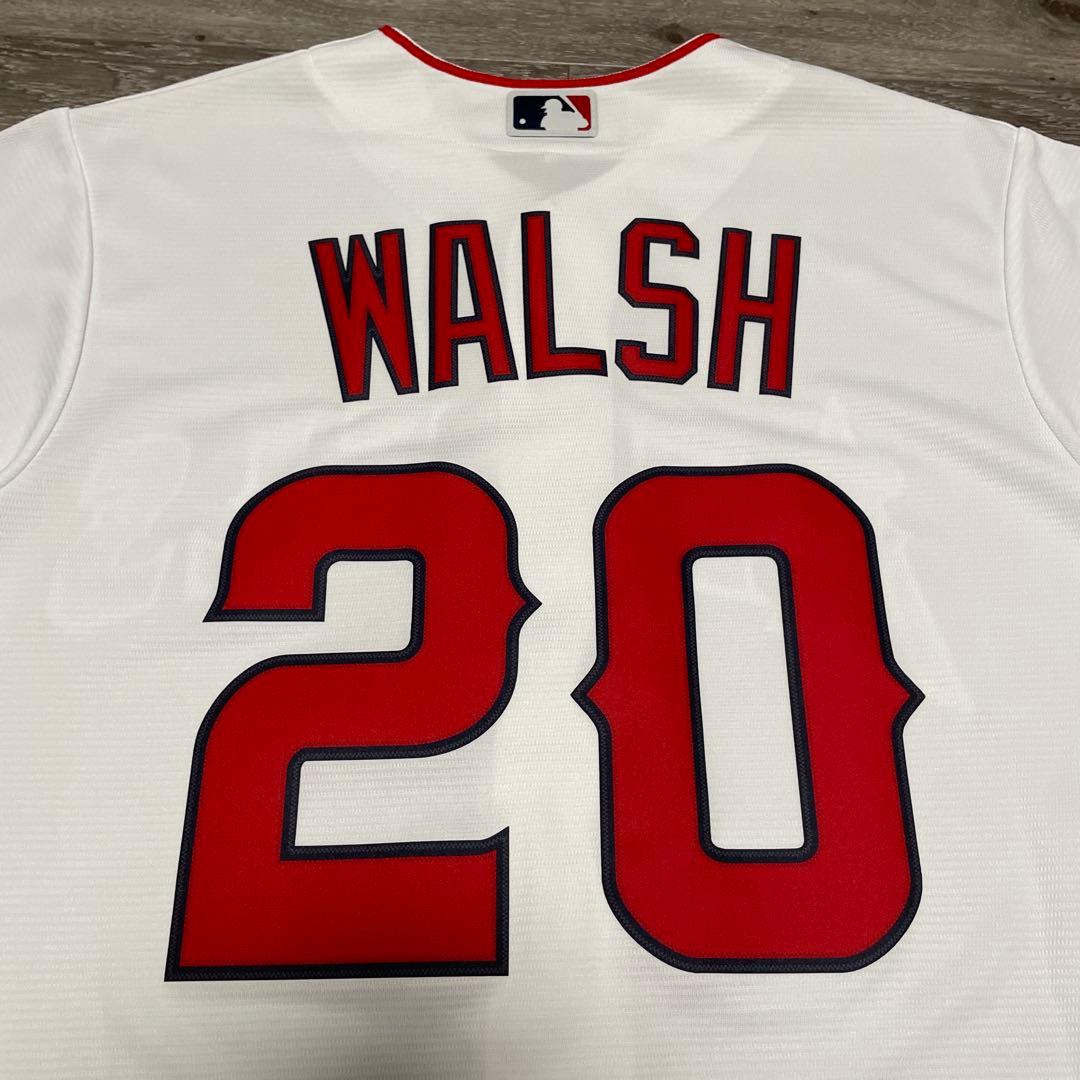 極美品 NIKE MLB LA Angels 20 WALSH Jersey M