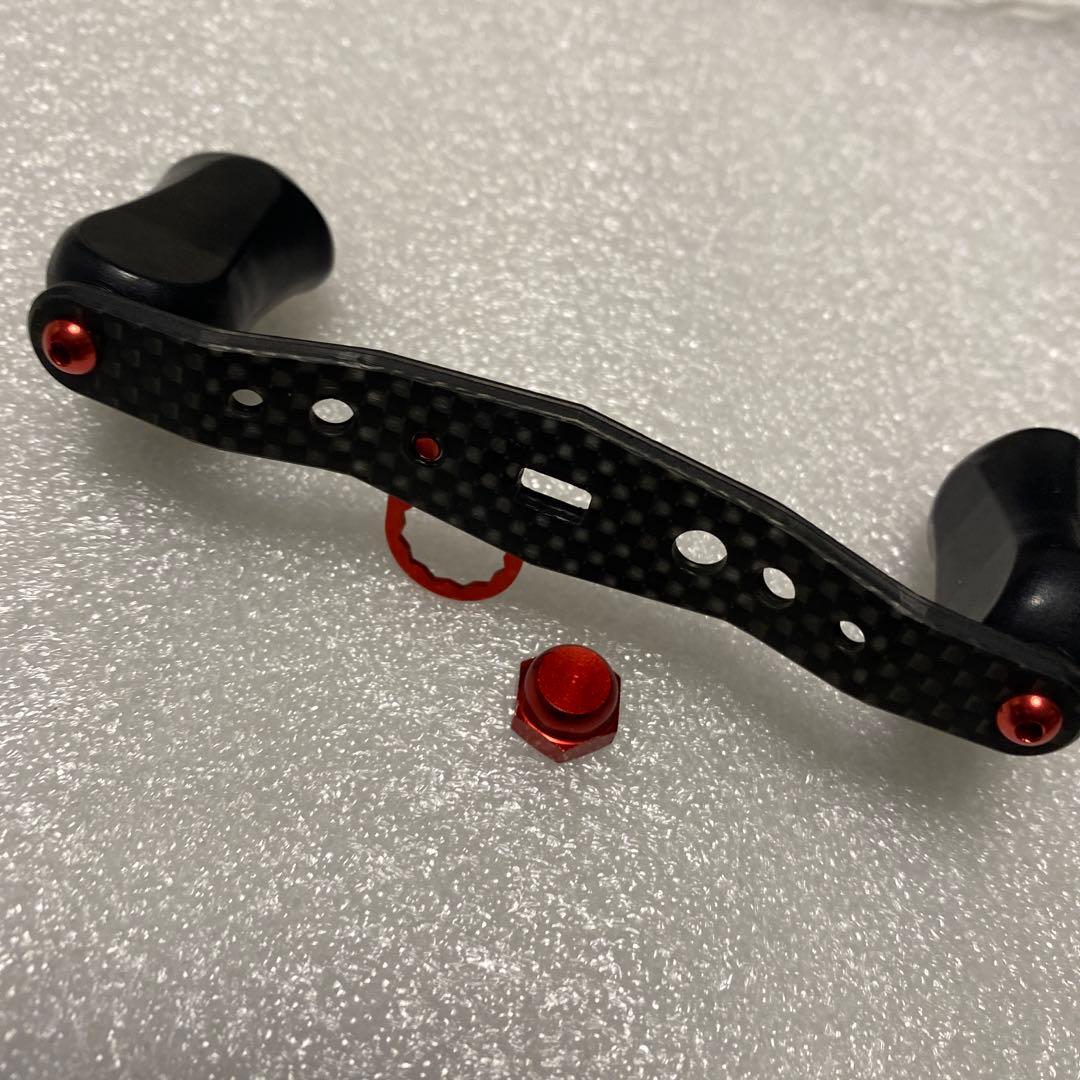 KTF EXA カーボンハンドル　軸間90mm レッド　中古　最終値引き