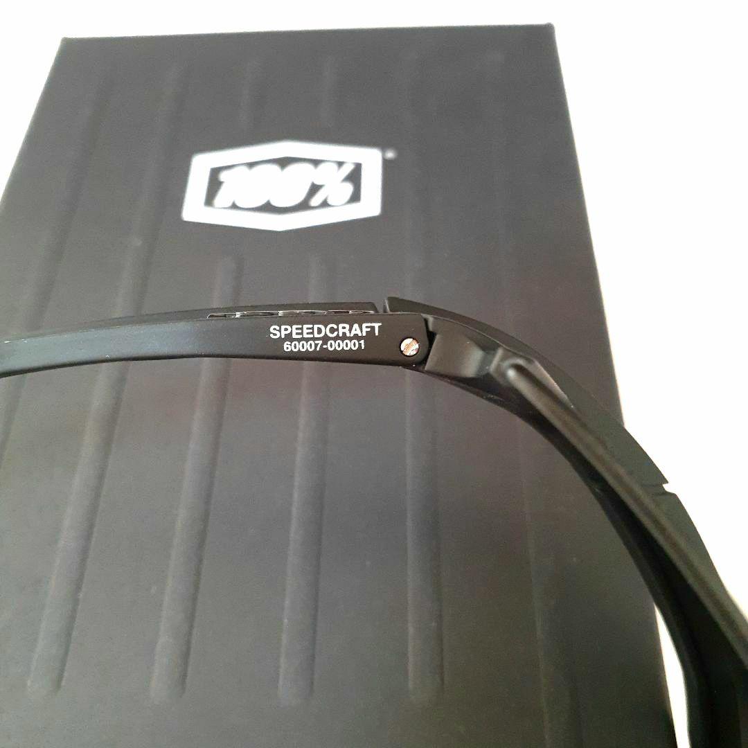 中古100% SPEEDCRAFT ブラック ワンハンドレッド サングラス