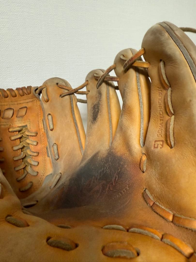 Mizuno Pro ベージュレザーグローブ