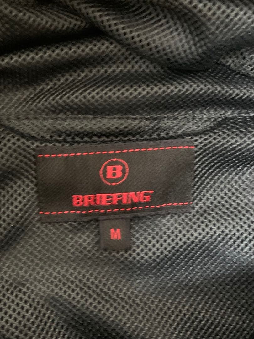 定価4万円 高級BRIEFING 撥水ストレッチ 軽量パーカー 裏地メッシュ