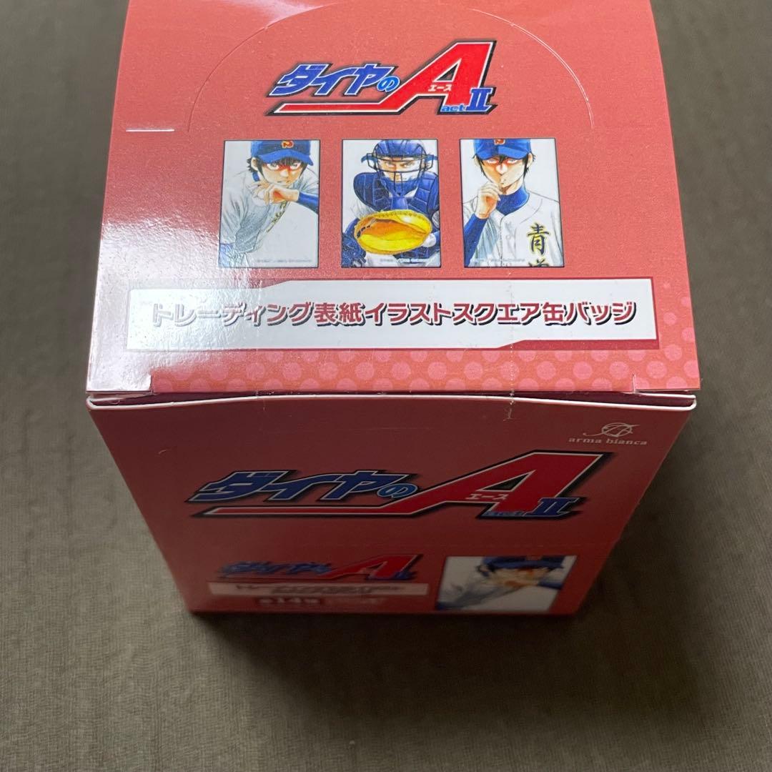 ダイヤのA actⅡ スクエア缶バッジ BOX