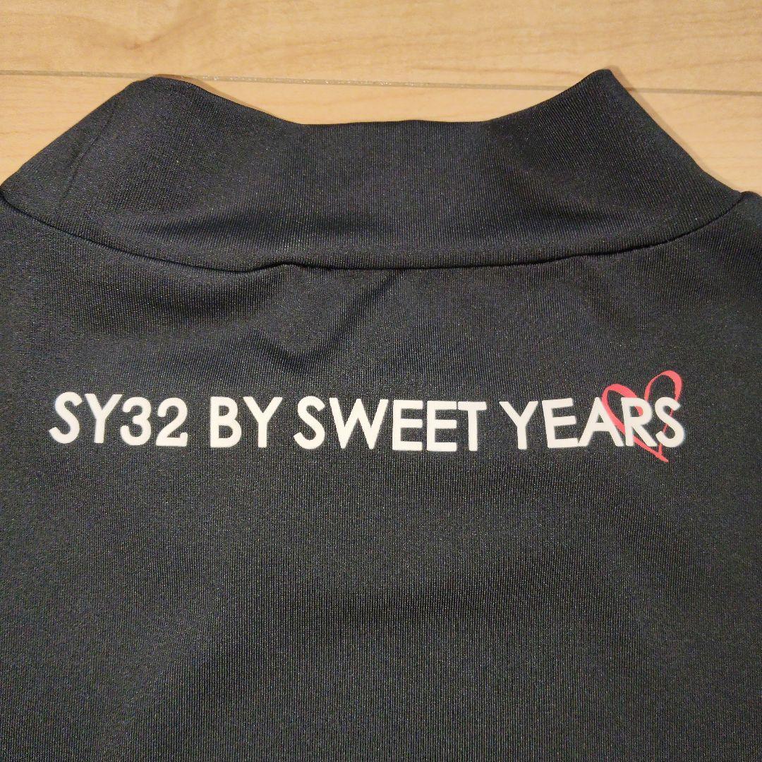 【L】 美品 SY32 BY SWEET YEARS GOLF 半袖モックネック