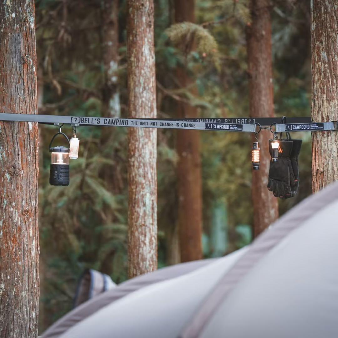 [＼] CAMPCORD 機能ガイロープBell's Camping 2本セット