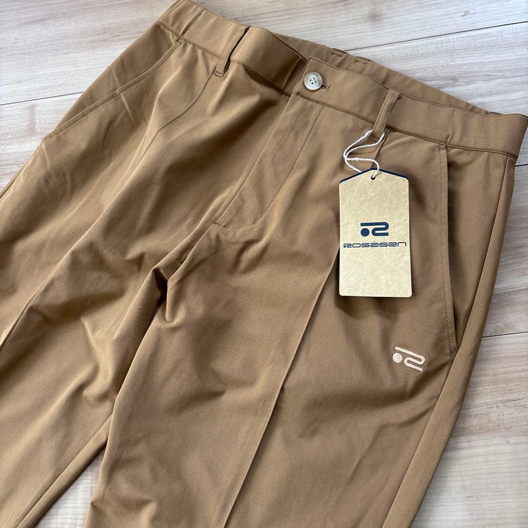 新品　ロサーセン　メンズ　ストレッチゴルフパンツ ベージュ　定価16500円79