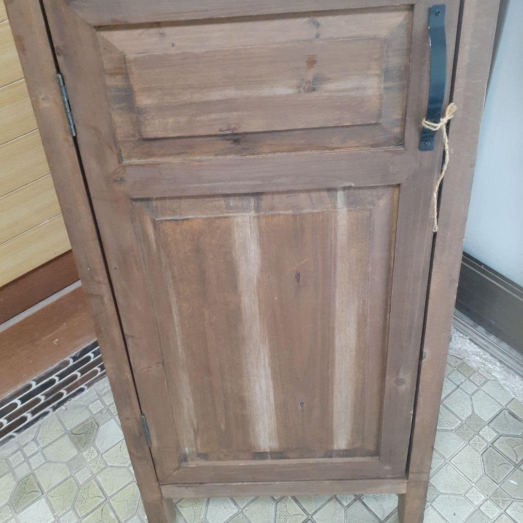 ドア付き姿見鏡　アンティーク