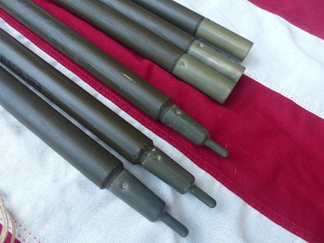 1968” 米軍実物 ナム戦 デッド!　テントポール　6本セット 軍幕 264