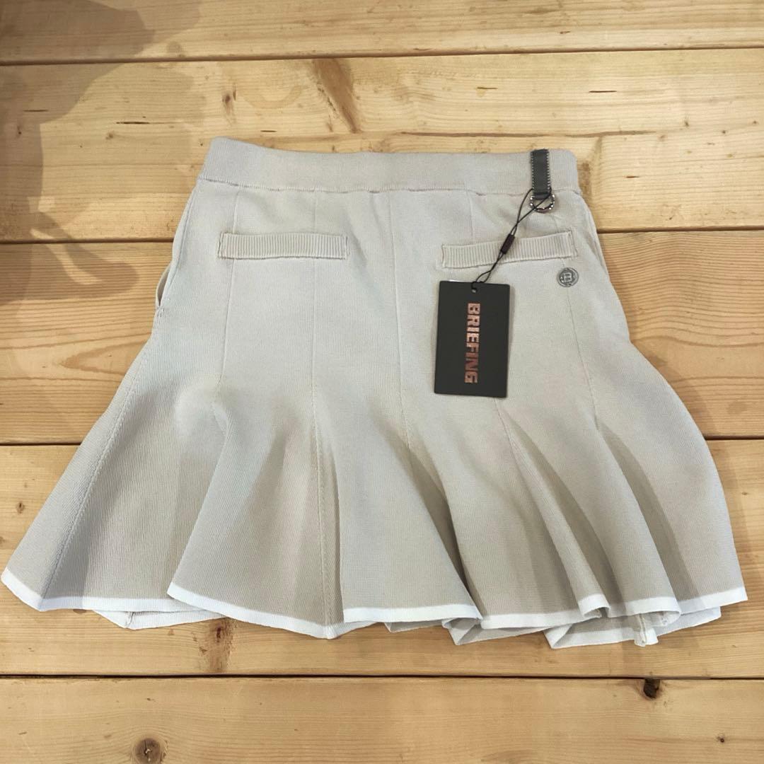 新品　BRIEFING BI-COLOR FLARE KNIT SKIRT S