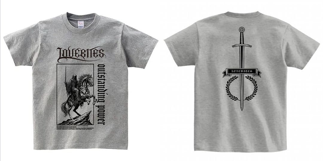 LOVEBITES「OUTSTANDING POWER」購入者抽選 Tシャツ