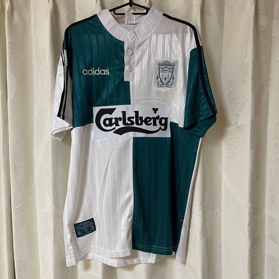 リバプール1995/96awayラドックサッカーユニフォームfootball