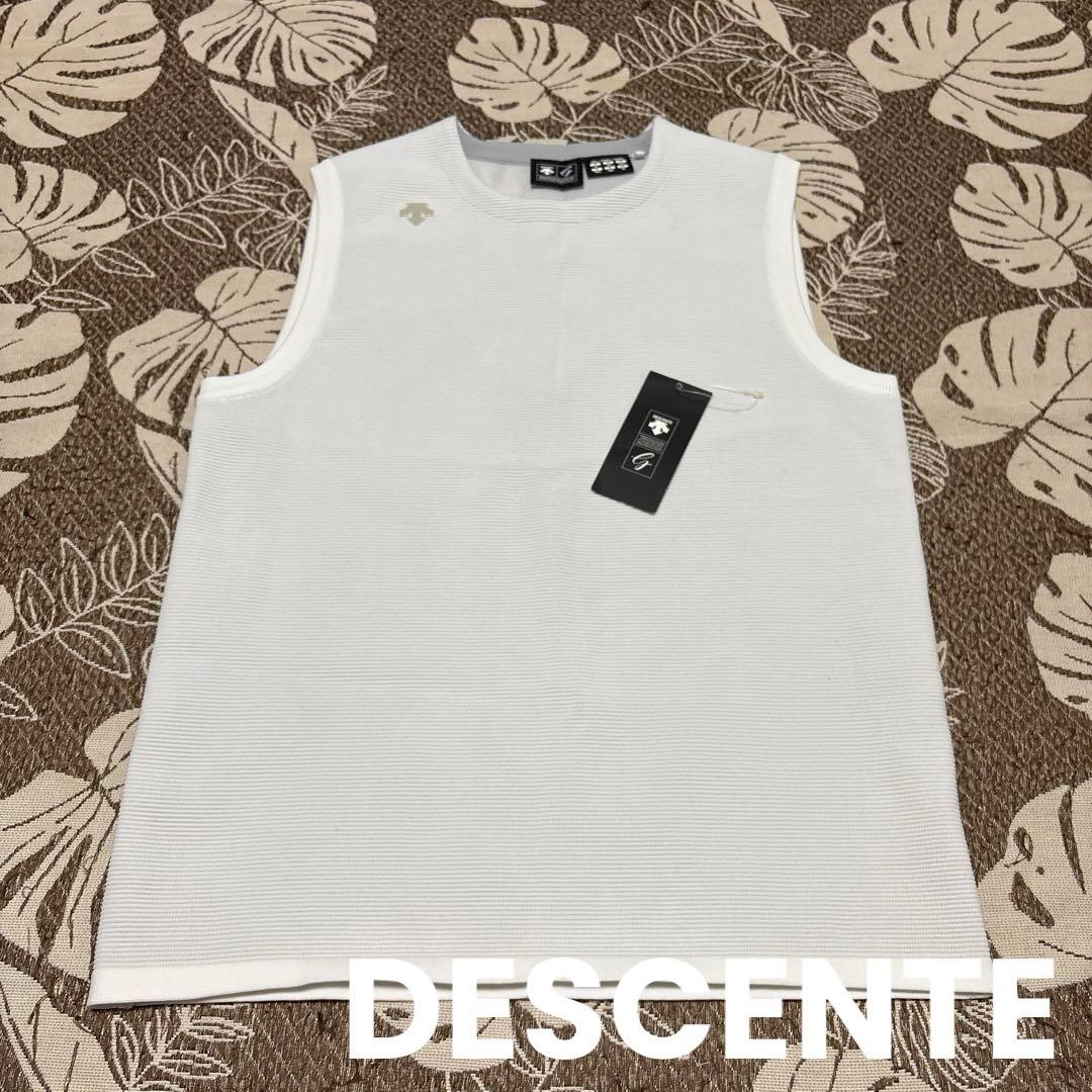 DESCENTE(デサント)ラッセルメッシュ ニットベスト　メンズゴルフ