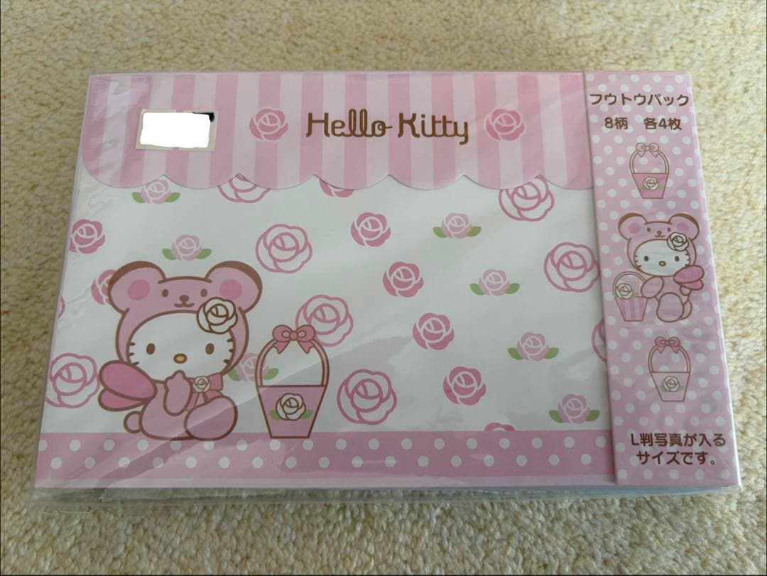 ハローキティ 薔薇 ベア 封筒 レターセット メモ レア 当時物